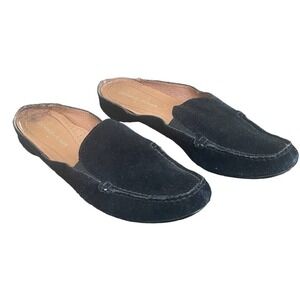 Donald J. Pliner Black Suede Mules - Size 9 1/2